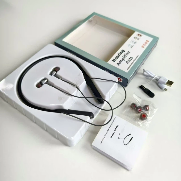 Neckband Wireless Noise Cancelling Hearing Amplifier Neckband Wireless Noise Cancelling Hearing Amplifier